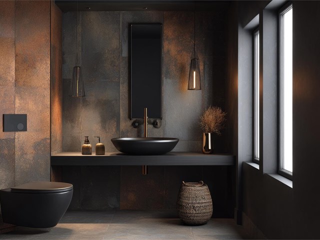 ¿Baños negros? Muebles de baño que aportan tendencia