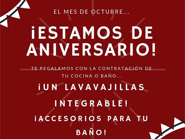 ¡Este mes estamos de aniversario!